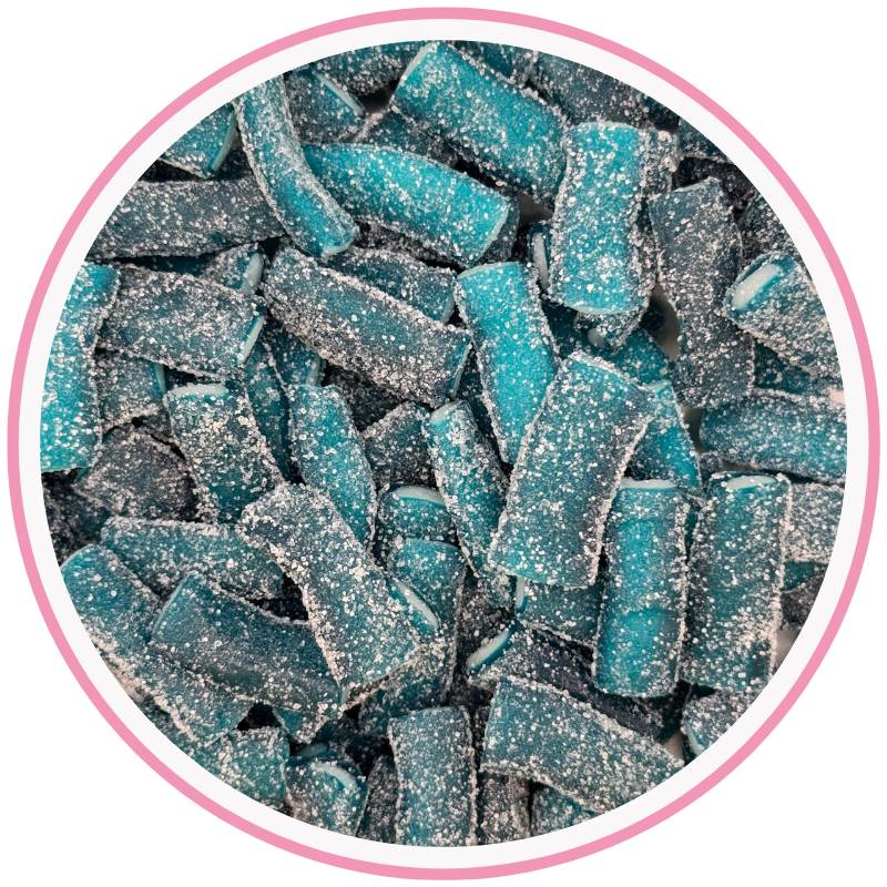 Blue Raspberry Pencil Bites Hippo's Sweets Hippo's Sweets