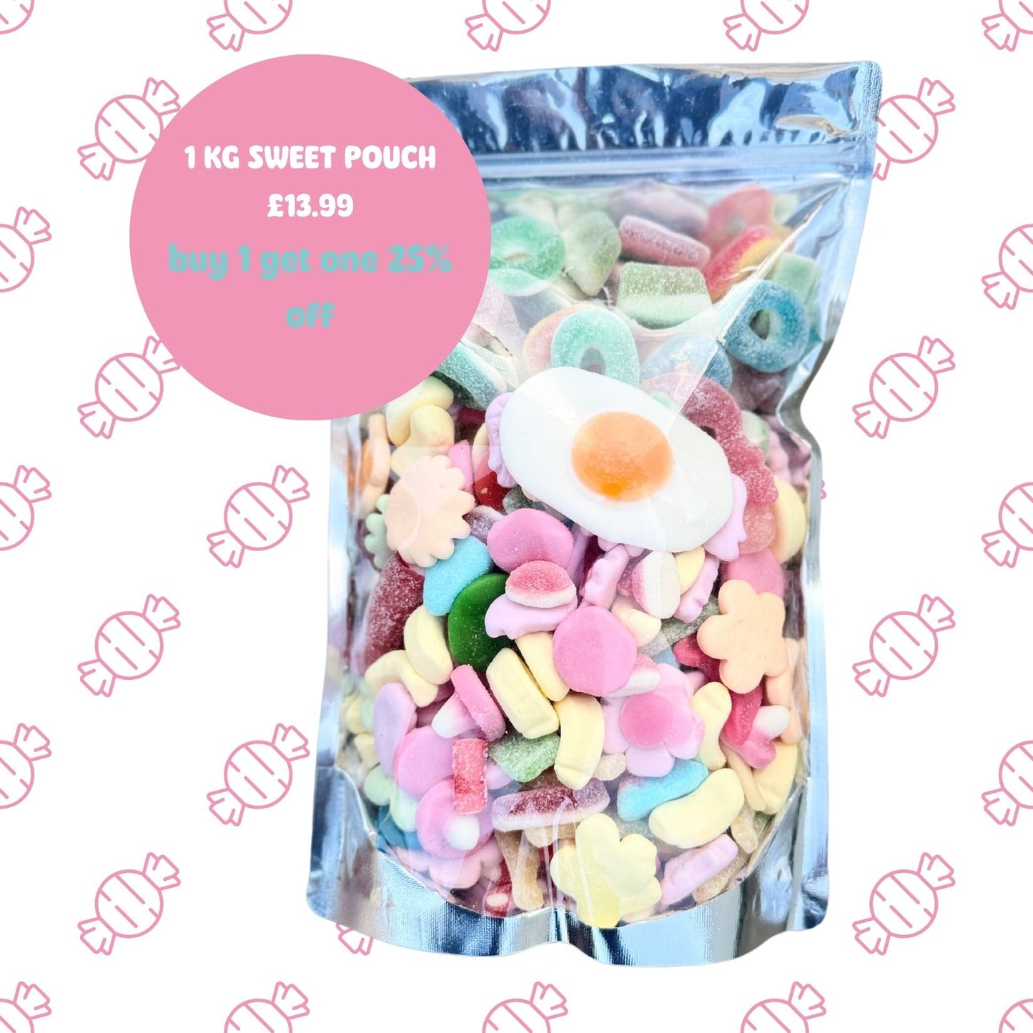 Create Your Pick and Mix Pouch Online | Pick and Mix Delivery UK Hippo's Sweets