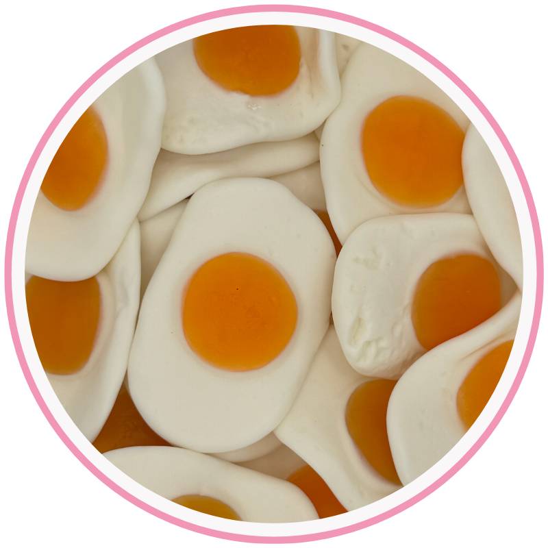 Giant Fried Eggs Hippo's Sweets Hippo's Sweets