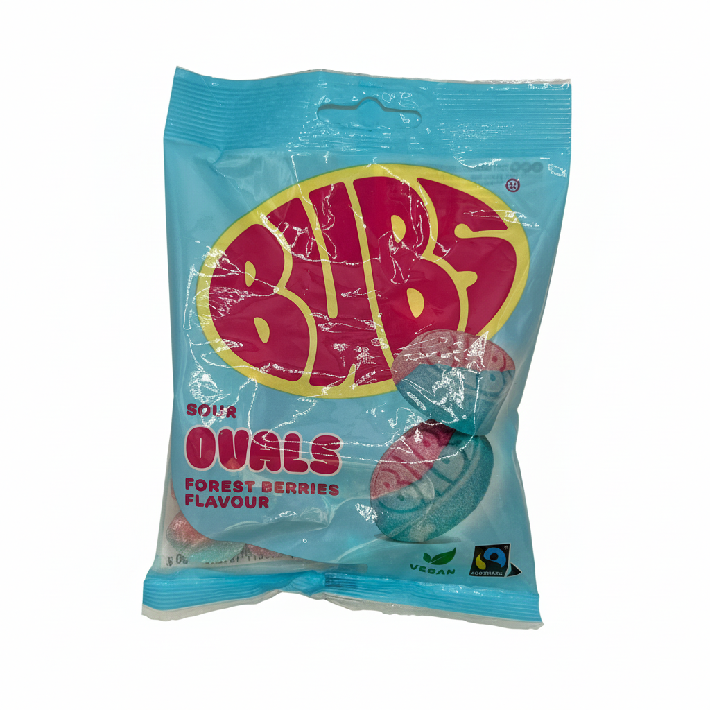 BUBS Ovals Forest Berries Peg Bag (90g) Hippo's Sweets Hippo's Sweets
