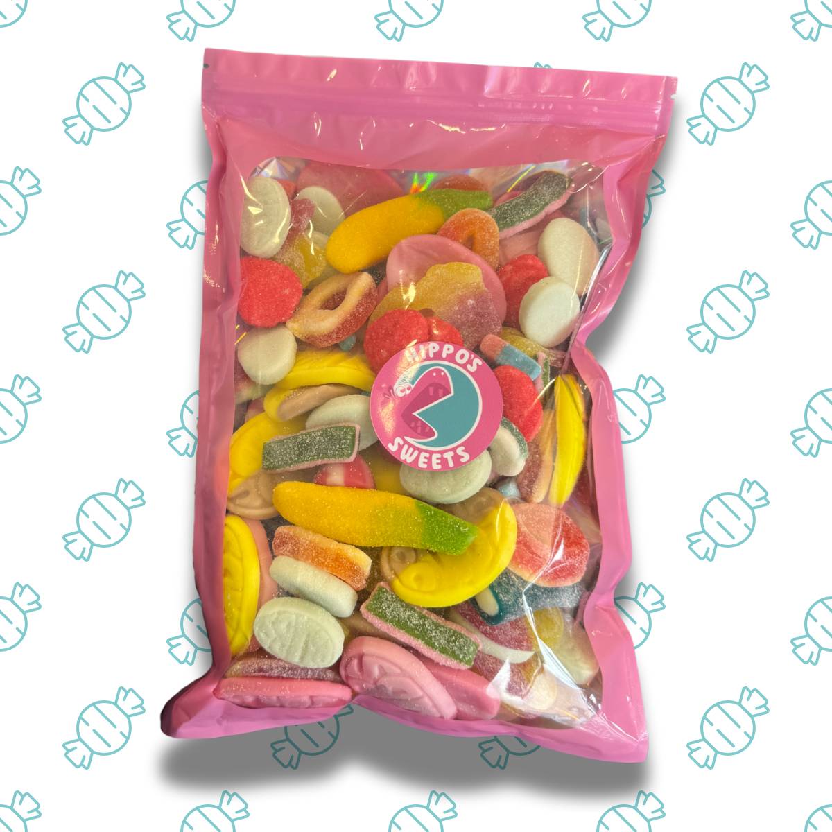 1kg Pick and Mix Pouch | Choose Your Favourite Sweets Hippo's Sweets