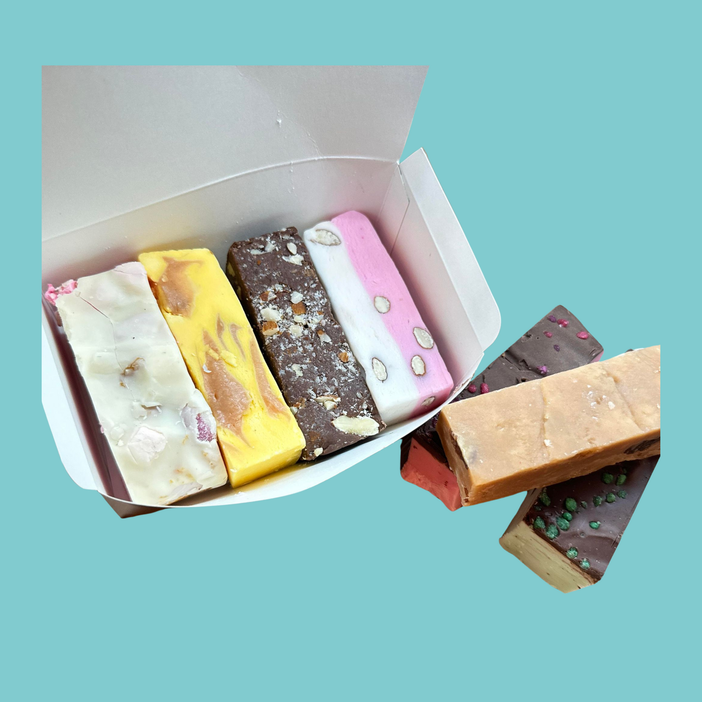 Create Your Own Gourmet Fudge Box Hippo's Sweet Shop