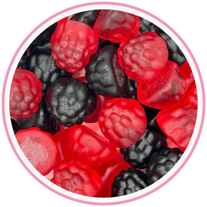 Red and Black Berries Hippo's Sweets Hippo's Sweets