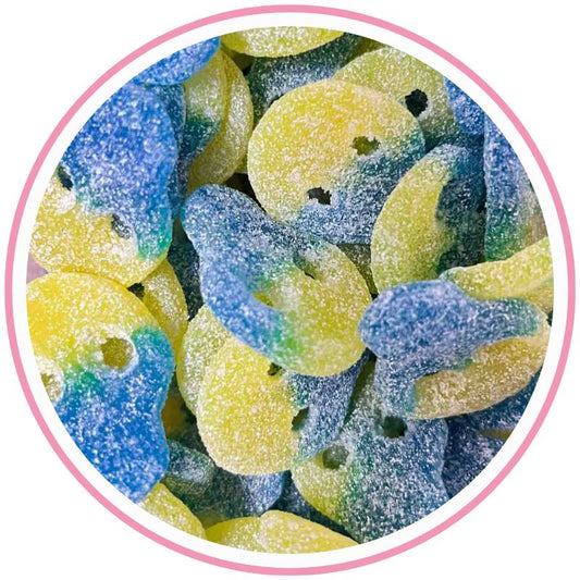 Blue & Yellow Skulls Hippo's Sweets