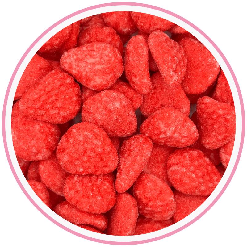 Sugared Strawberries Hippo's Sweets Hippo's Sweets