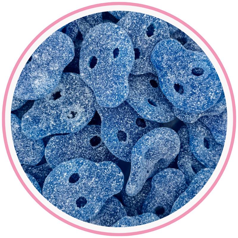 Blue Raspberry Skulls Hippo's Sweets