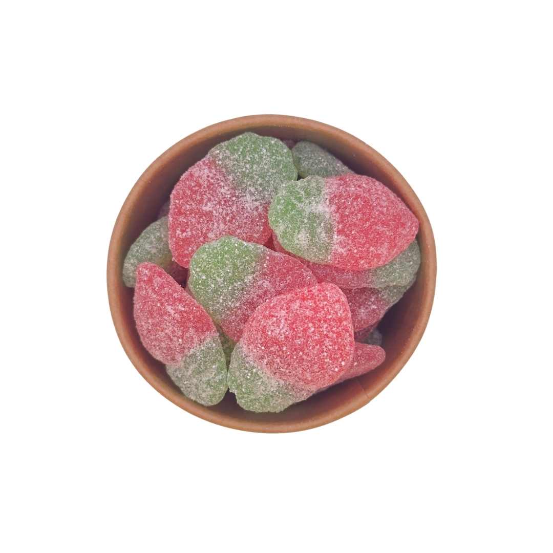 Fizzy Strawberries Hippo's Sweets