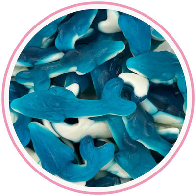 Giant Raspberry Dolphins Hippo's Sweets