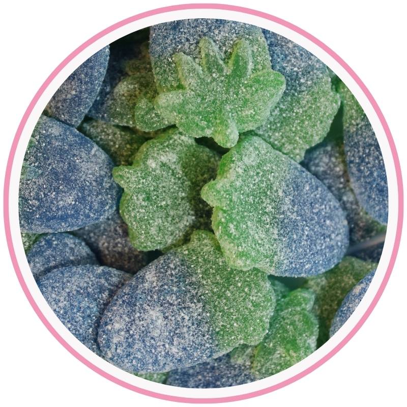 Blue Raspberry Strawberries Hippo's Sweets Hippo's Sweets