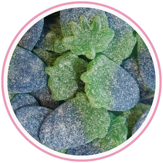 Blue Raspberry Strawberries Hippo's Sweets