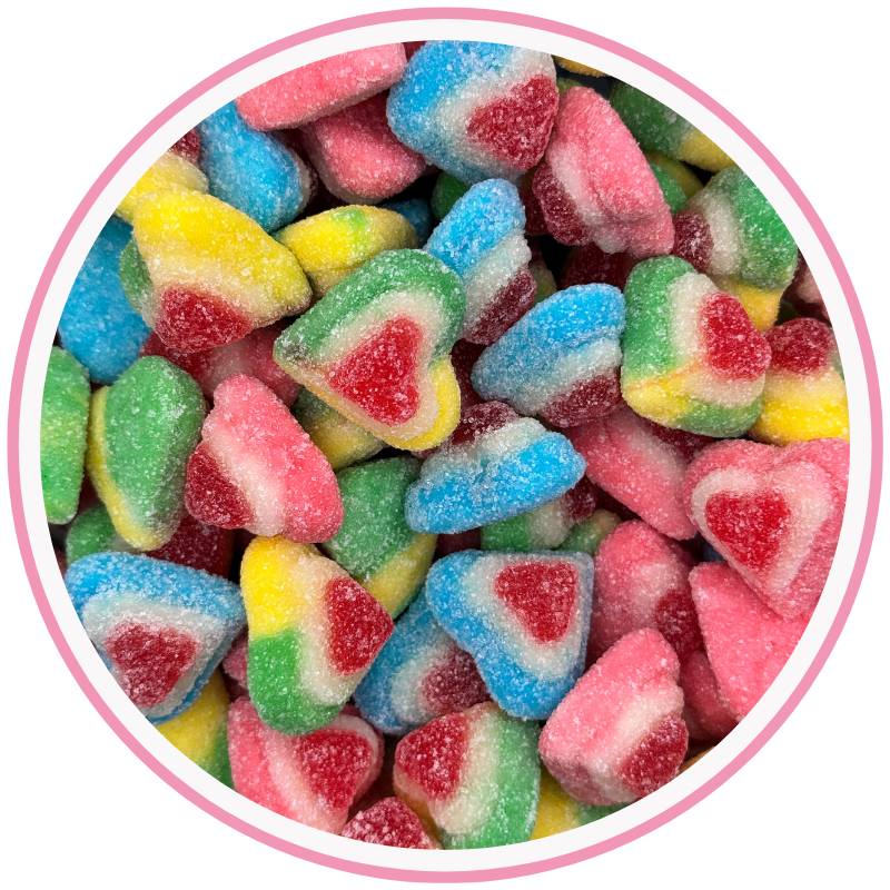 Triple 3D Hearts Hippo's Sweets Hippo's Sweets