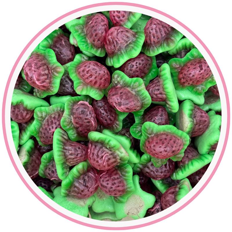 Jelly Filled Strawberries Hippo's Sweets
