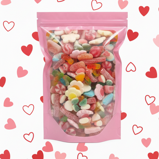 Valentine’s Day Sweet Mix -  10 Different Sweets - Hippo's Sweets