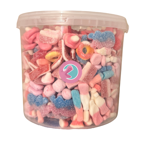 Mega 3.5kg Pick n Mix Bucket | Choose 75 Sweets - Hippo's Sweets