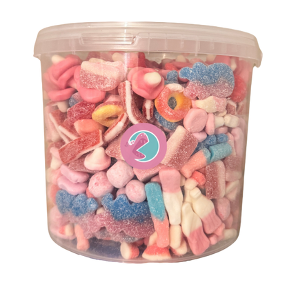 Mega 3.5kg Pick n Mix Bucket | Choose 75 Sweets - Hippo's Sweets