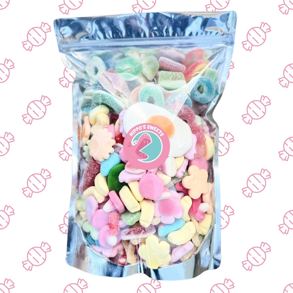 1.5kg Pick and Mix Pouch | Build Your Own Sweet Mix with 30 Selections - Hippo's Sweets